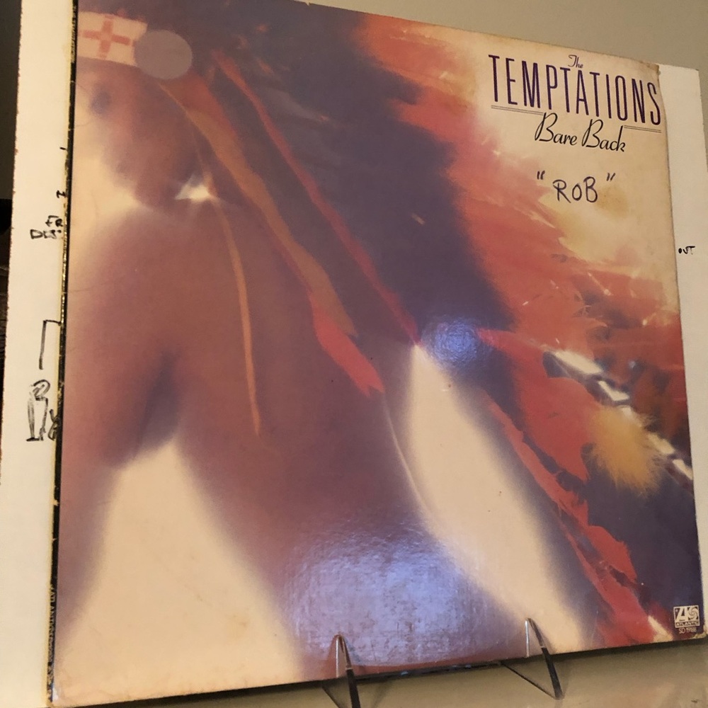 Temptations Album Art Wall Decor - Purple & Orange